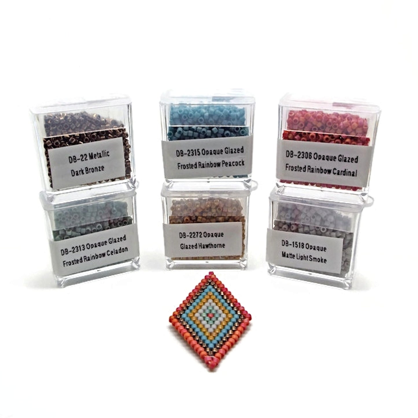 30g Miyuki Delica 11/0 2mm Autumn Seed Beads in 6 Colours for Looming and Beading