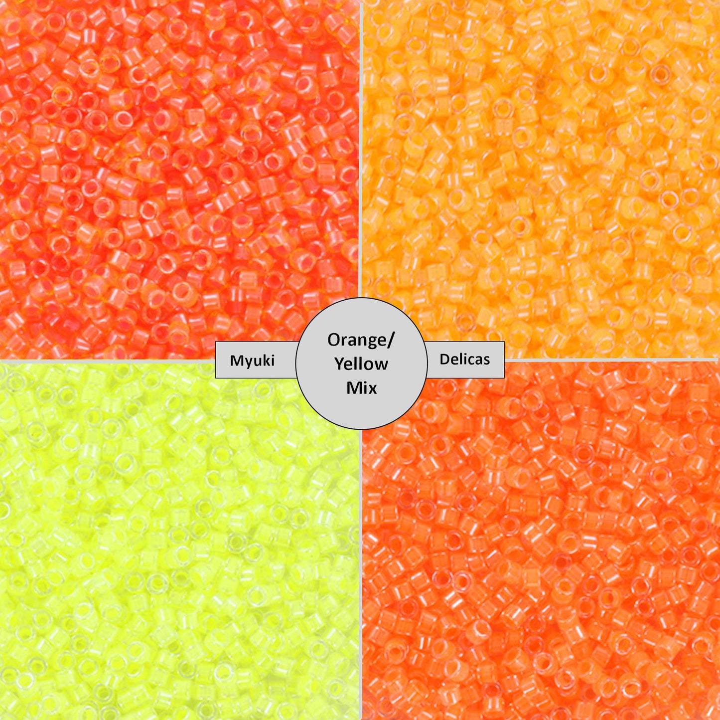 Miyuki Delica Beads, 20g in 4 Colours, DB2047 DB2033 DB2032 DB2031, Japanese Seed Beads for Jewellery