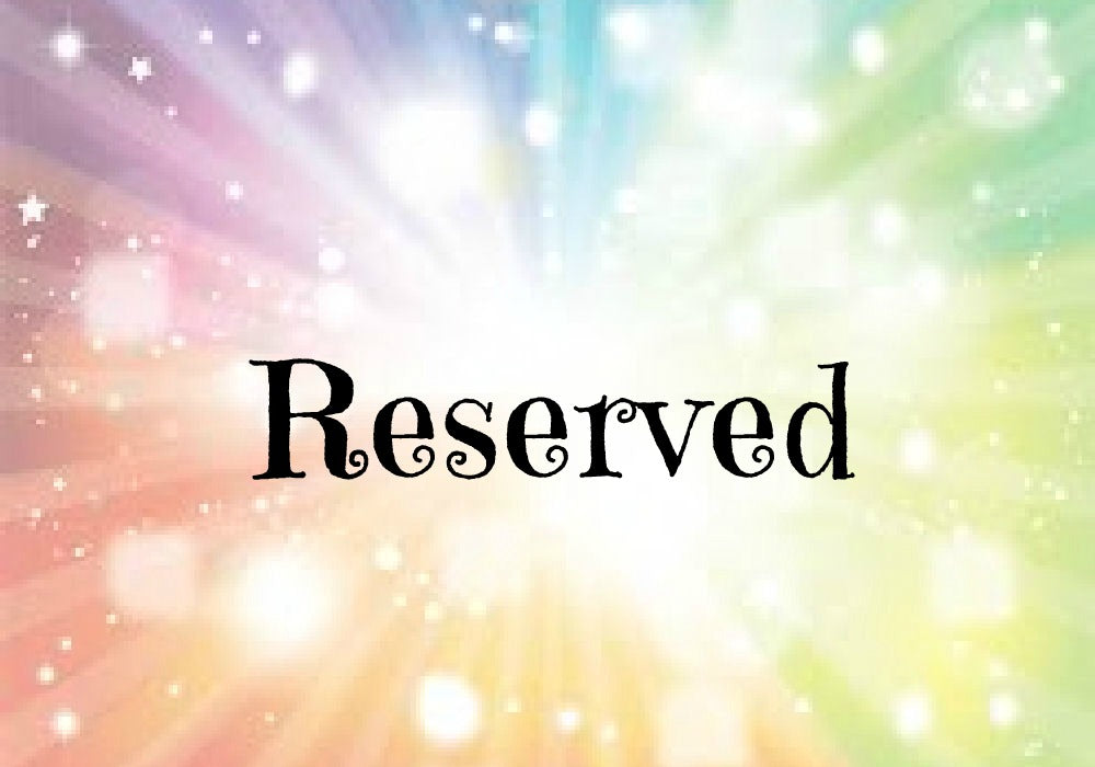 RESERVED LISTING for Felice