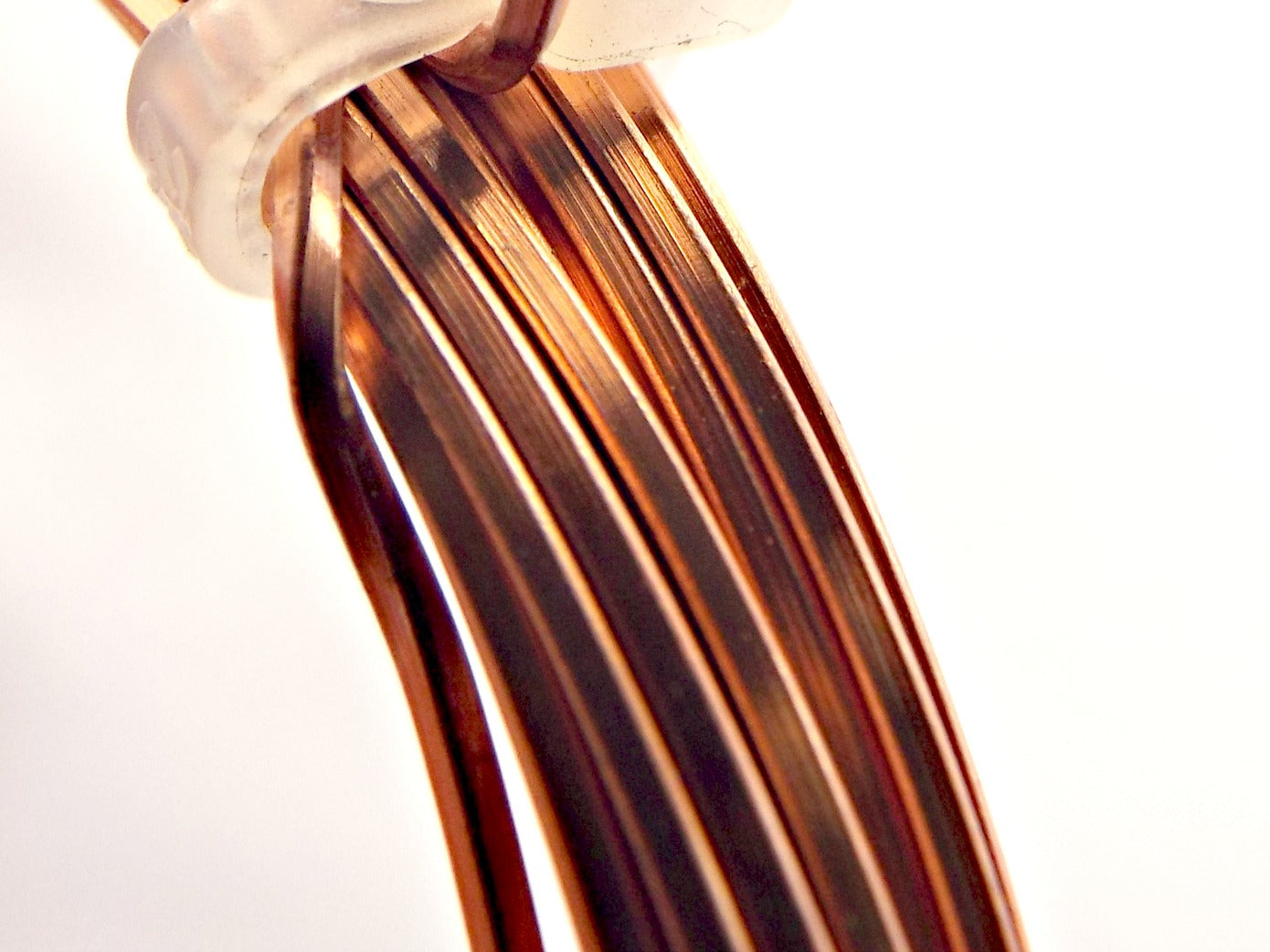 SQUARE COPPER WIRE Coil in 5 Colours, Silver, Gold, Copper, Rose Gold, Brass & Champagne