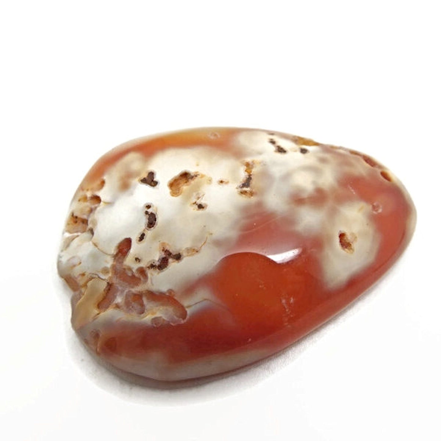 Natural Irregular Agate Pendants, Set of 2, 53mm Golden Brown Teardrop and Oval