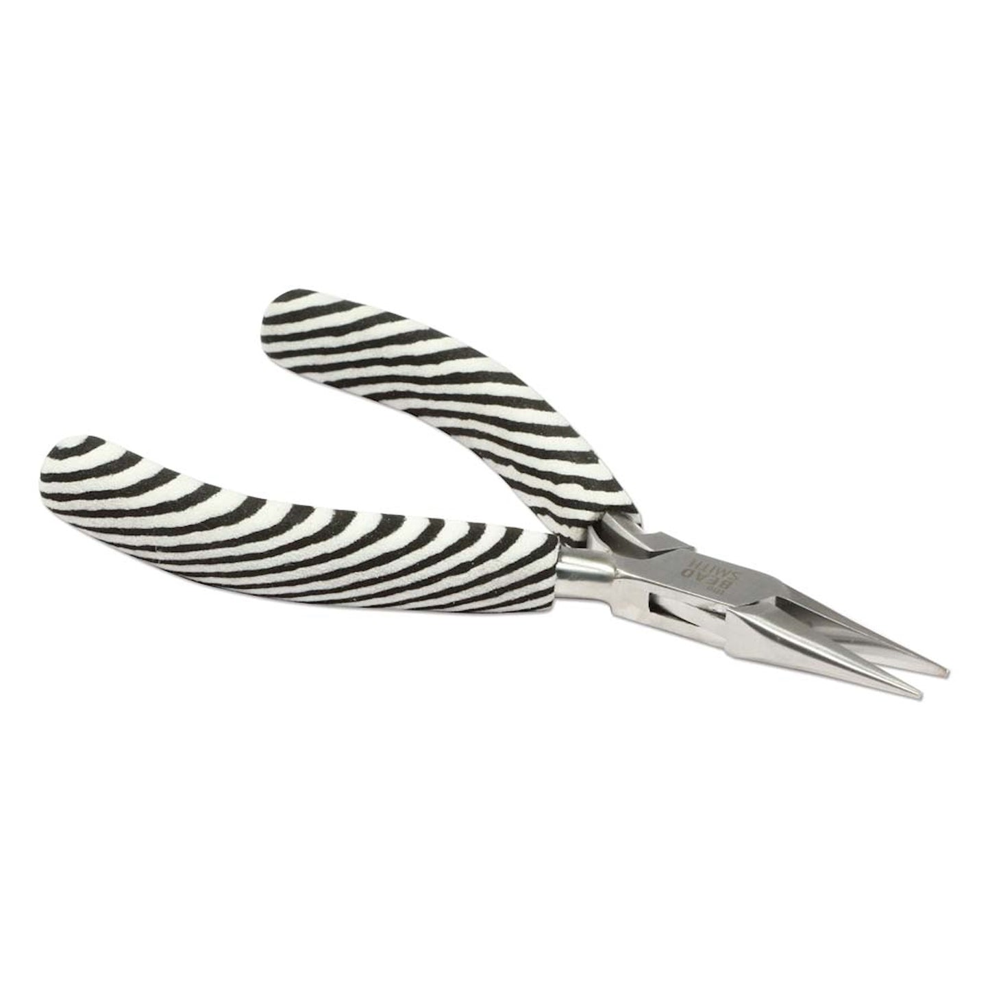 BeadSmith Chain Nose Steel Pliers in a Zebra Design. Boxjoint Jewellery Pliers, Crafting Tool