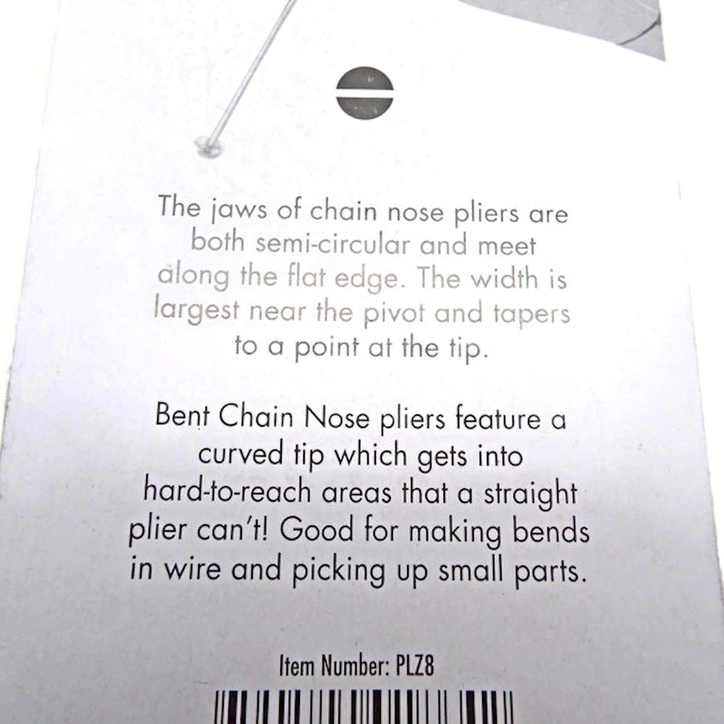 BeadSmith Bent Chain Nose Pliers in a Zebra Design, Boxjoint Jewellery & Crafting Tool