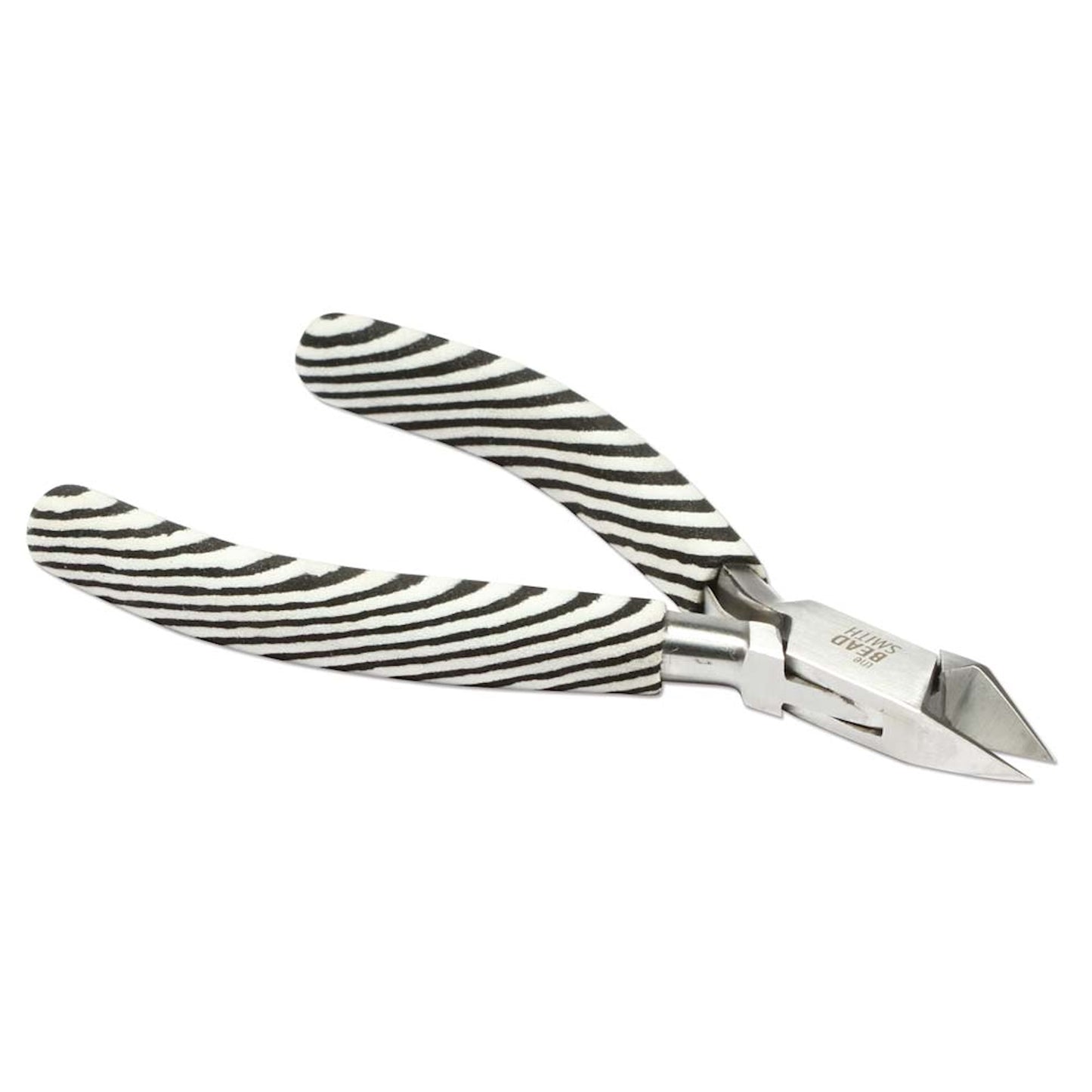 BeadSmith Side Cutter Steel Pliers in a Zebra Design. Boxjoint Jewellery Pliers, Crafting Tool