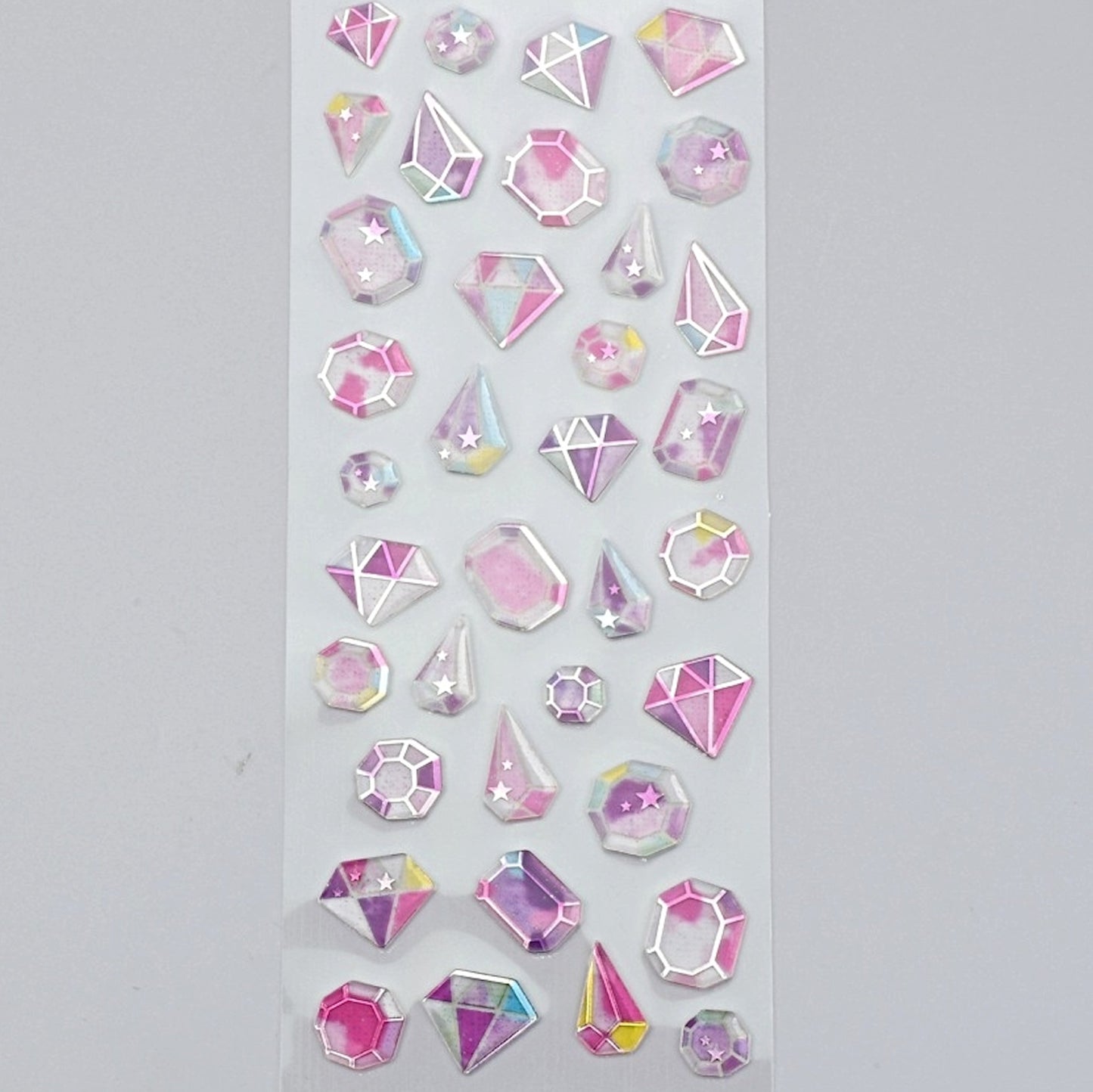 DIAMOND PUFFY STICKERS, Self Adhesive. Perfect for Scrapbooking, Journalling, Resin and Mixed Media Crafts