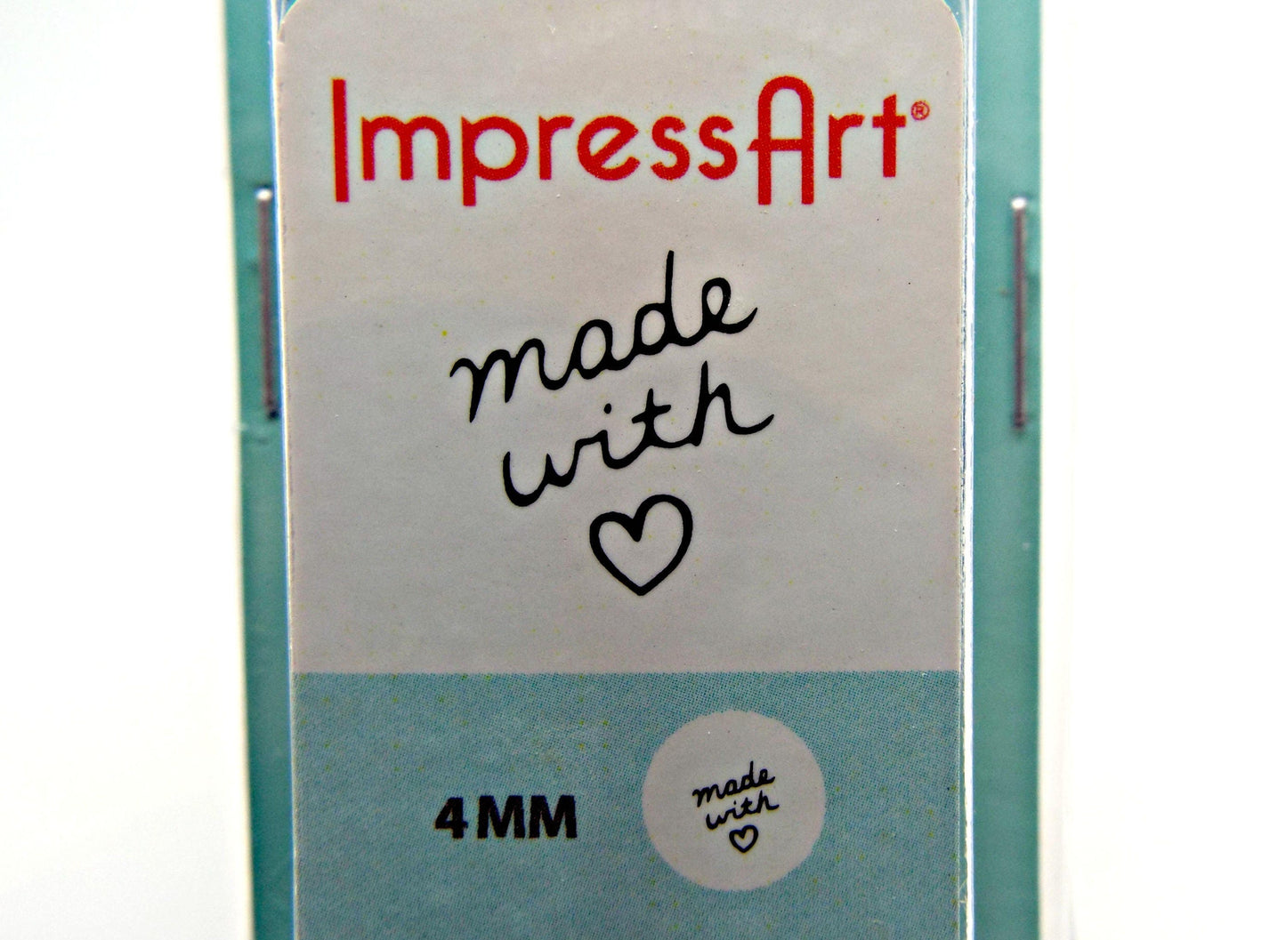 MADE WITH LOVE 4MM STAMP ImpressArt Metalwork Tool for Hand Stamping