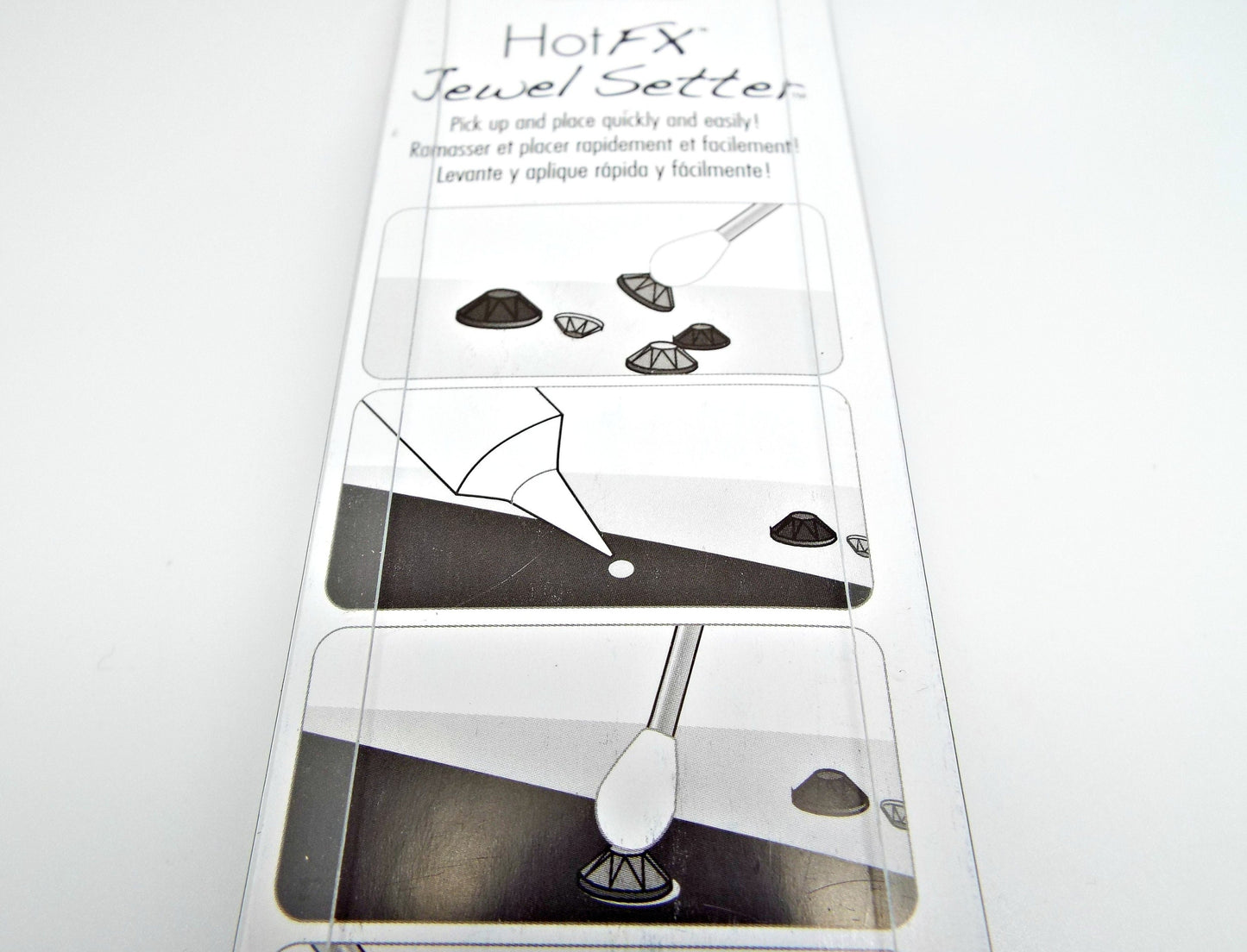 WAXED RHINESTONE PICK UP TOOL by BeadSmith. Inlay Beads & Stones with Ease