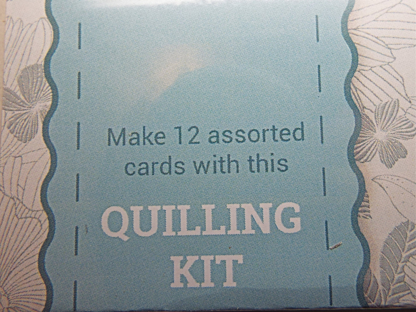 COMPLETE QUILLING Starter Kit, 12 Projects, Make Quilled Cards, Includes Tool, Papers, Quilling Board, Cards and Envelopes