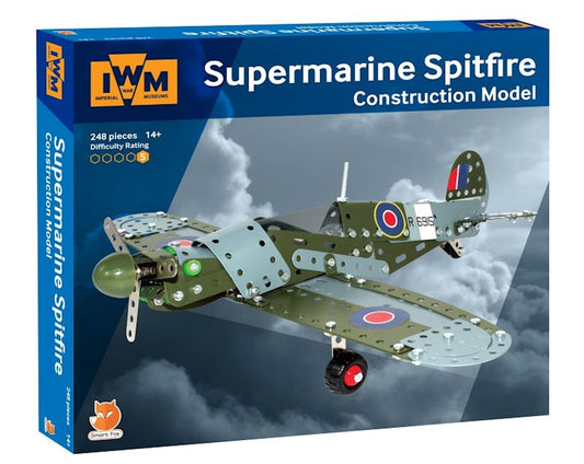 IMPERIAL WAR Museum Supermarine Spitfire Construction Kit, Metal Engineering Kit with 248 Pieces