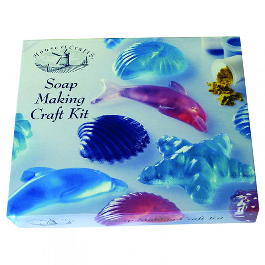 Soap Making Starter Kit, Includes Instructions, Fragrance, Soap Moulds, Compound and Colours, Crafter Gift