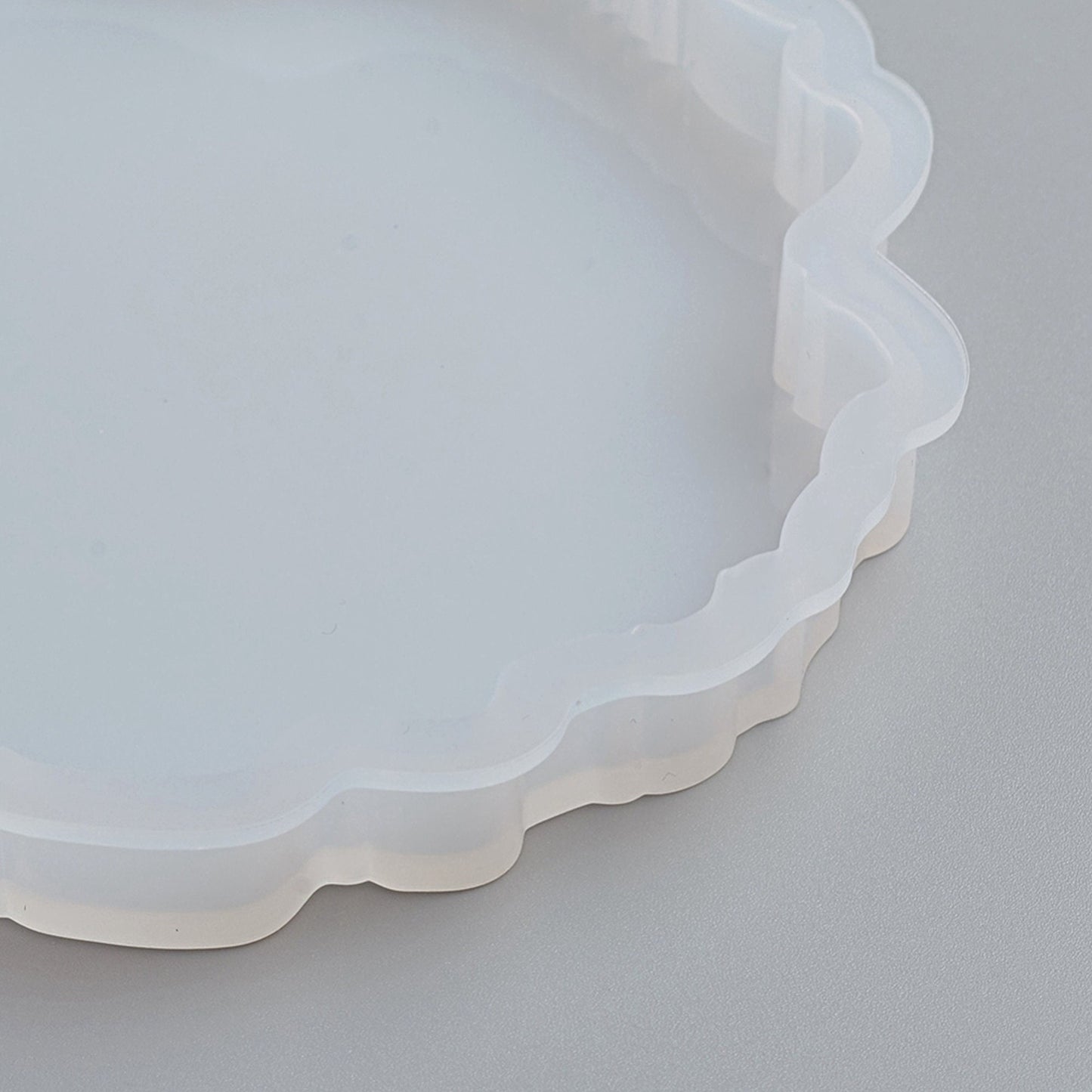 COASTER MUG Mat Mould in an Irregular Geode Shape, 94x88mm, Faux Agate Mould for Resin, Clay or Jesmonite Crafts