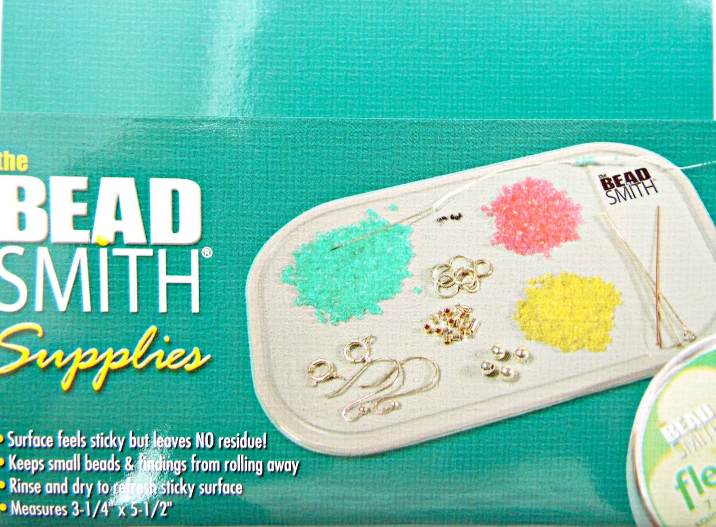 STICKY BEAD MAT 14cm Beading Tool, BeadSmith Jewelry Making No Spill Mat