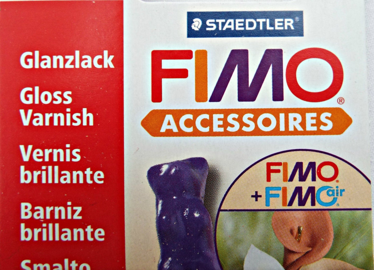 FIMO GLOSS Varnish, 35ml Clay Varnish, Water Based & Dries Clear, For Polymer Clay, Craft Supplies