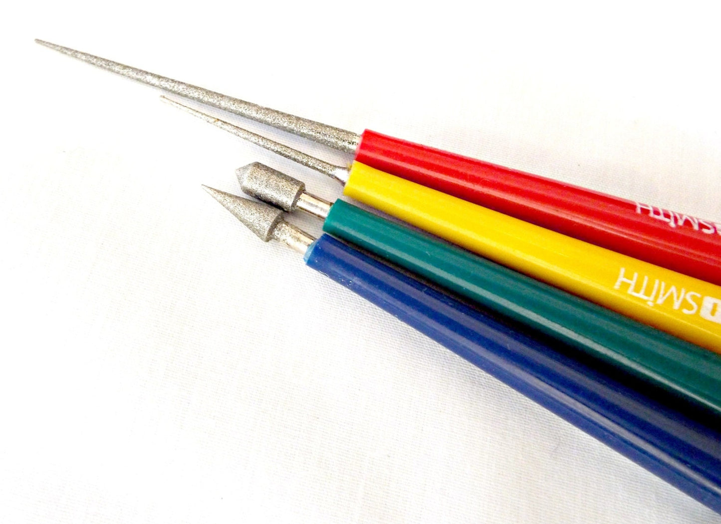 DIAMOND TIPPED Bead Reamers, Set of 4 for Creating Smooth Bead Holes, BeadSmith Jewellery & Beading Tools