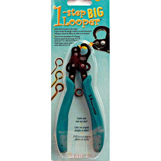 1 Step Big Looper BeadSmith Looping Tool Eye Pin Maker.  Makes 3mm Loops in Wire