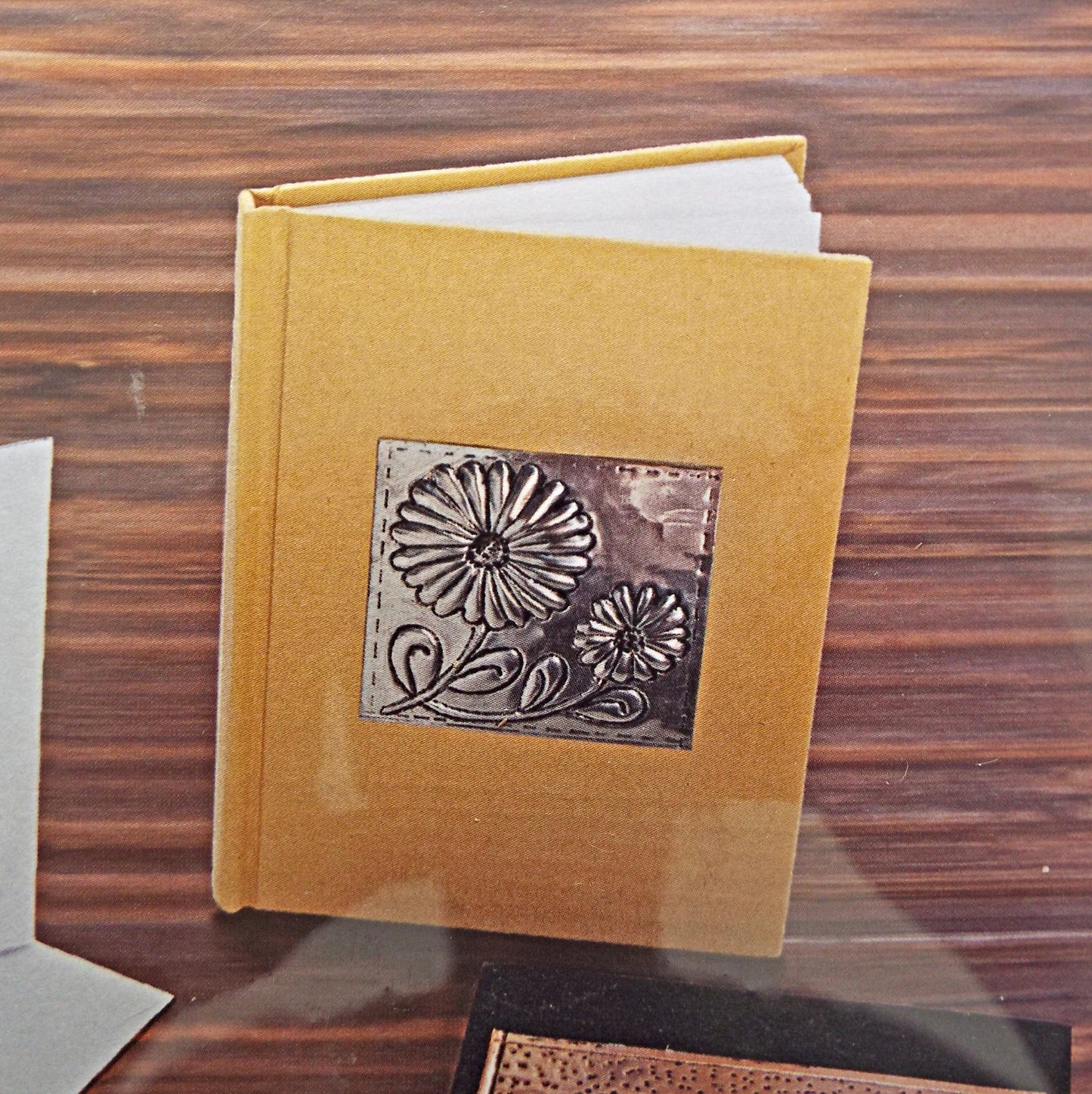 4 Project Metal Embossing Kit, DIY Wooden Box, Keyfob, Notebook, Card & Envelope Crafts