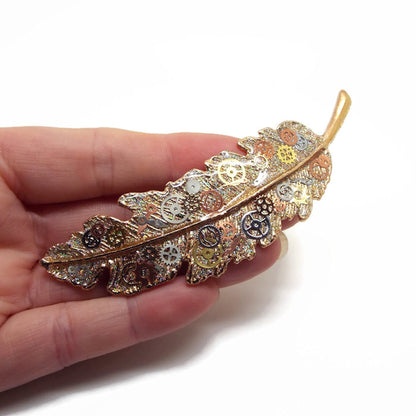 Handmade Recycled Steampunk Hair Clip