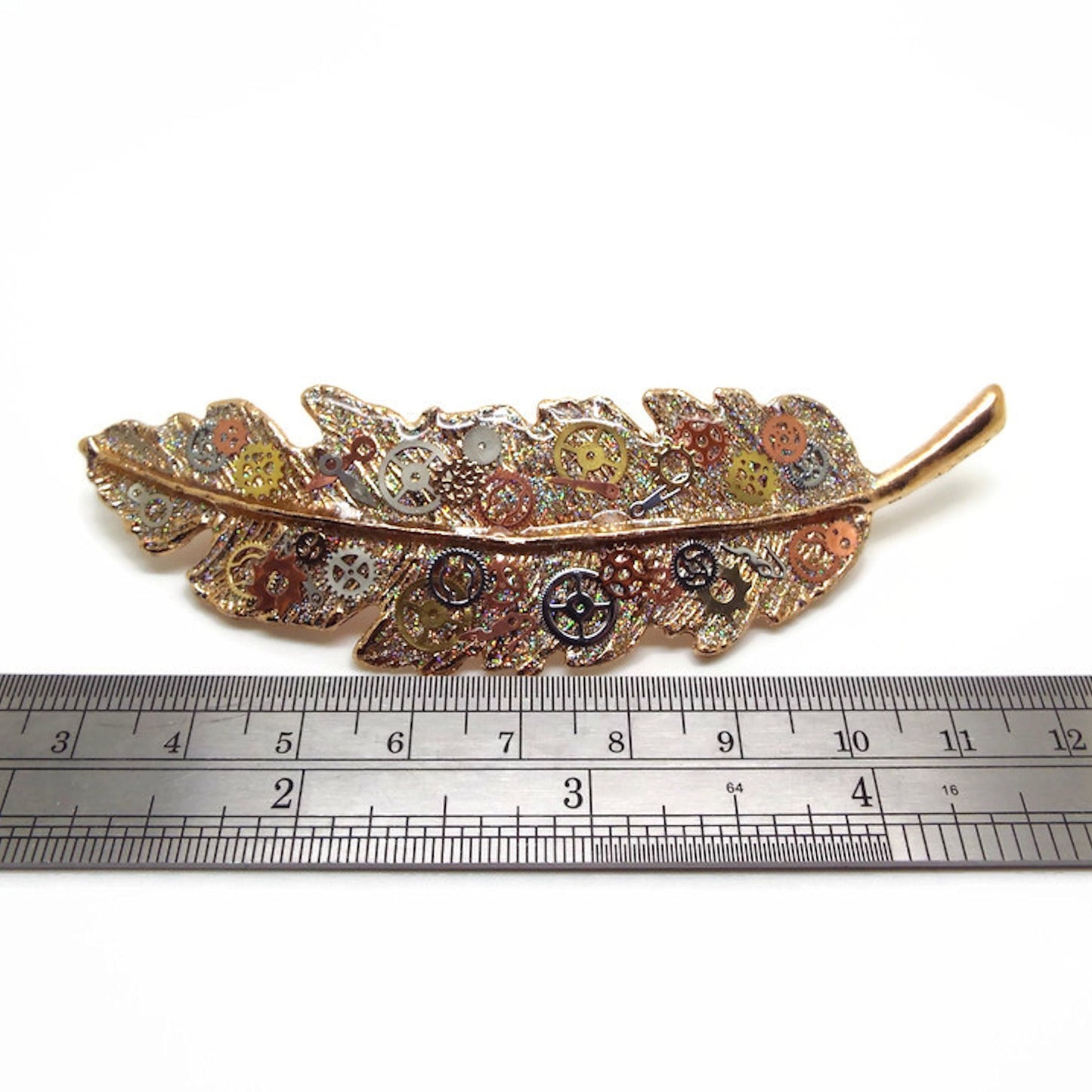 Handmade Recycled Steampunk Hair Clip