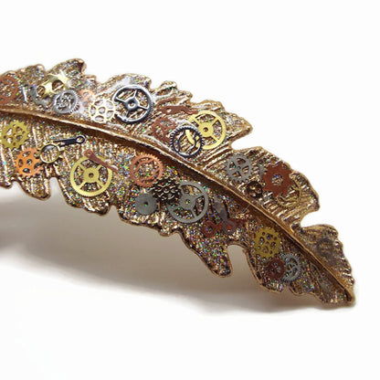 Handmade Recycled Steampunk Hair Clip