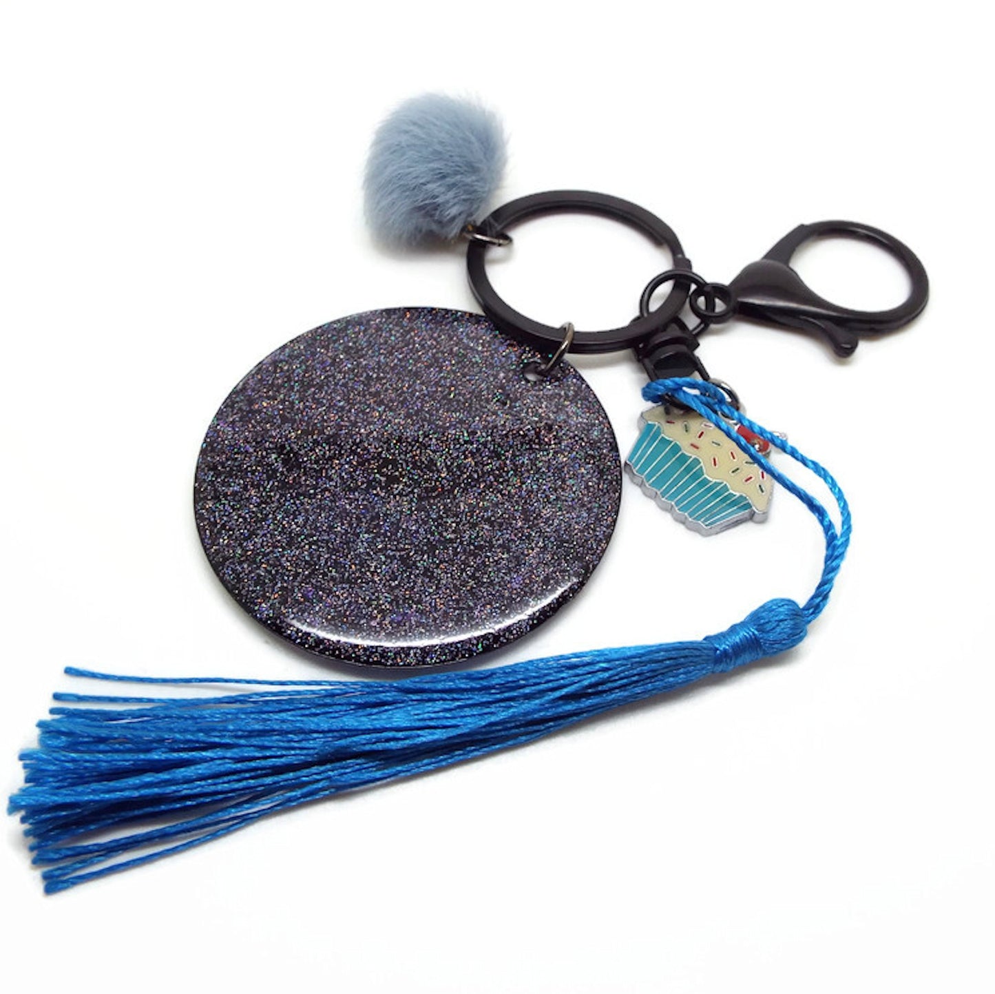 Handmade Bag Charm or Keyring with Flower Fairy Design
