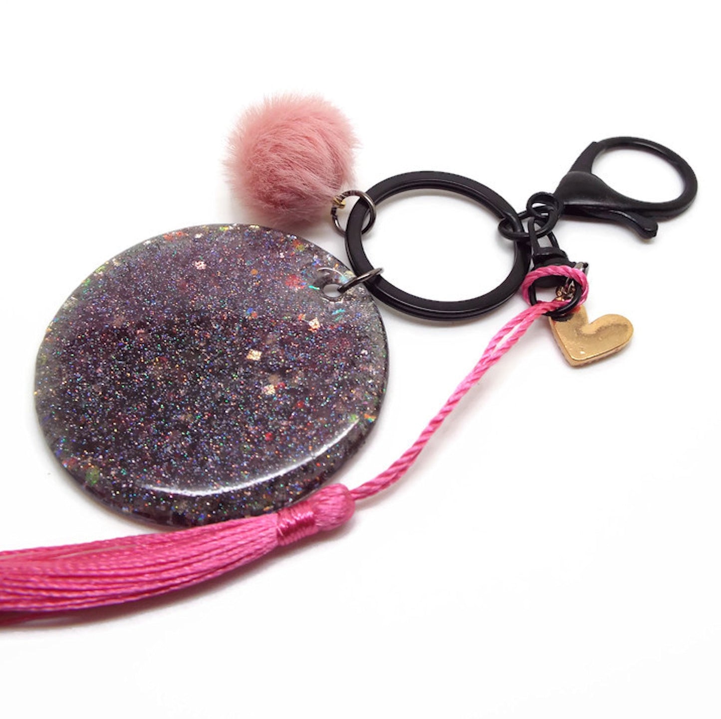 Rainbow Flower Fairy Keychain or Bag Charm