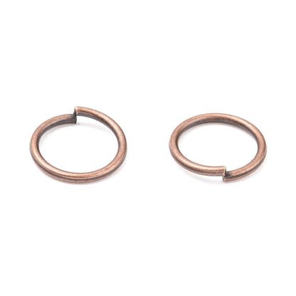 10MM JUMP RINGS in Gunmetal or Red Copper, Pack of 100