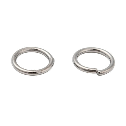 8MM JUMP RINGS in Gunmetal or Red Copper, Pack of 150