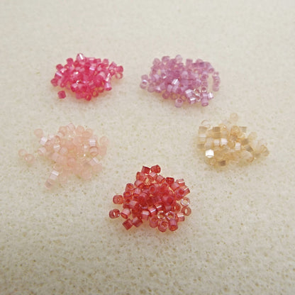 25g Miyuki Delica 11/0 2mm Silk Satin Seed Beads in 5 Colours for Looming and Beading