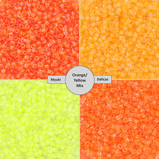 Miyuki Delica Beads, 20g in 4 Colours, DB2047 DB2033 DB2032 DB2031, Japanese Seed Beads for Jewellery