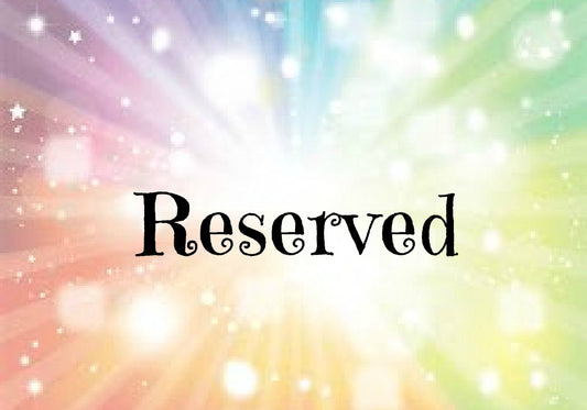 RESERVED LISTING for Felice
