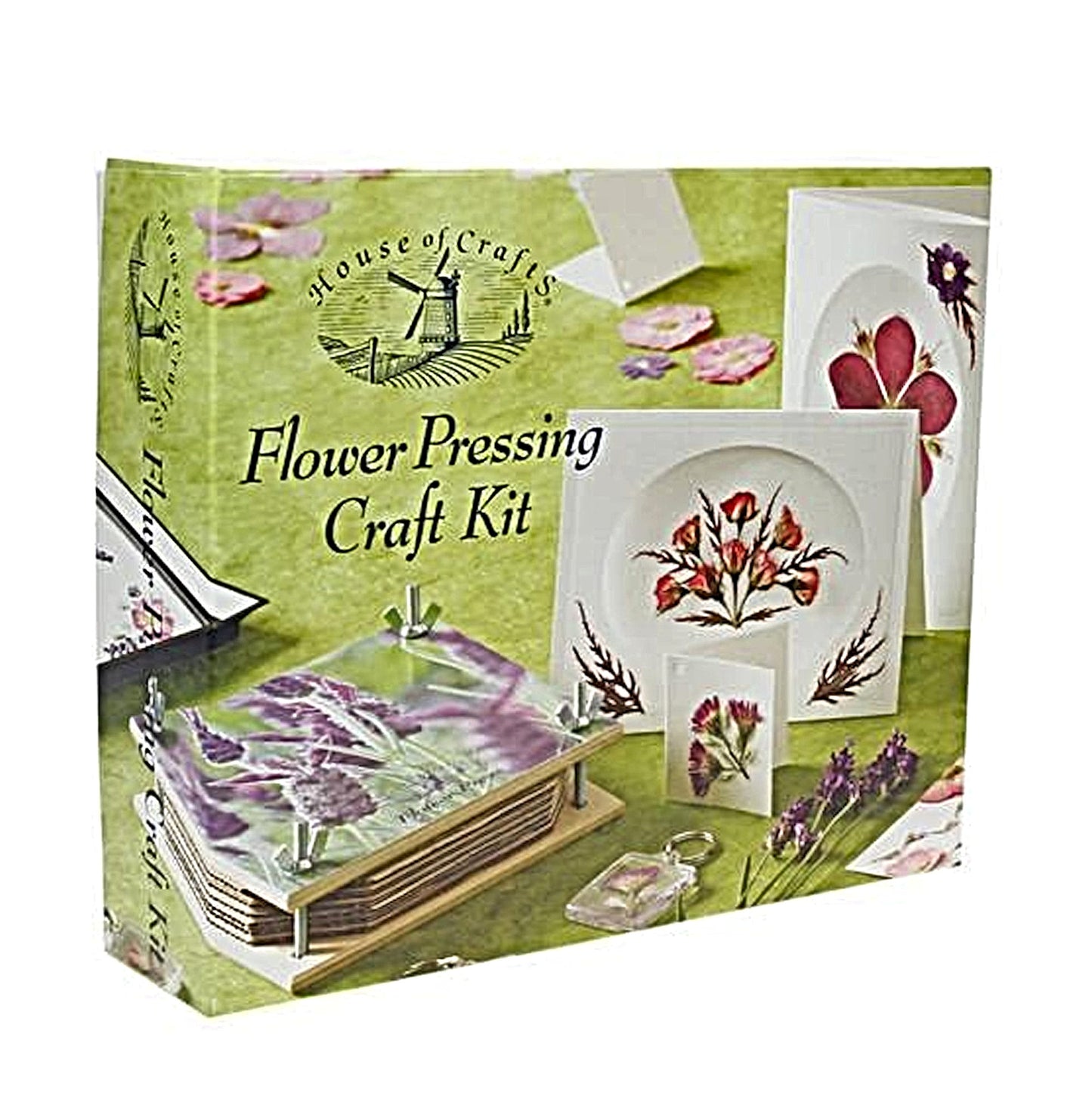 FLOWER PRESSING Starter Kit by House of Crafts, Everything Included, Just Add Flowers, Floral Crafts