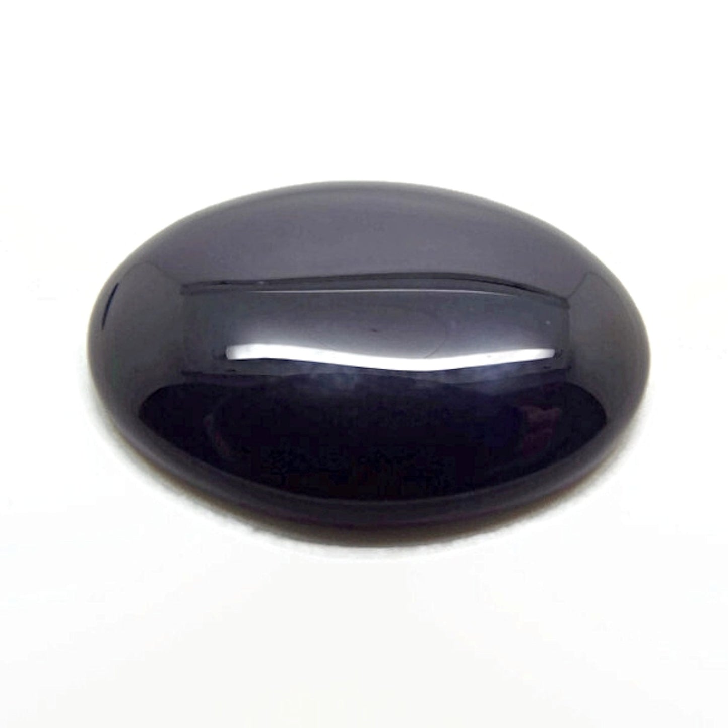 2x 40x30mm Blue Agate Oval Cabochons, Flatback Wire Wrapping Stone