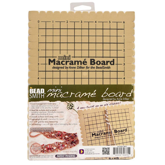 Macrame Board, Lightweight Foam Knotting Board 26.5x19cm