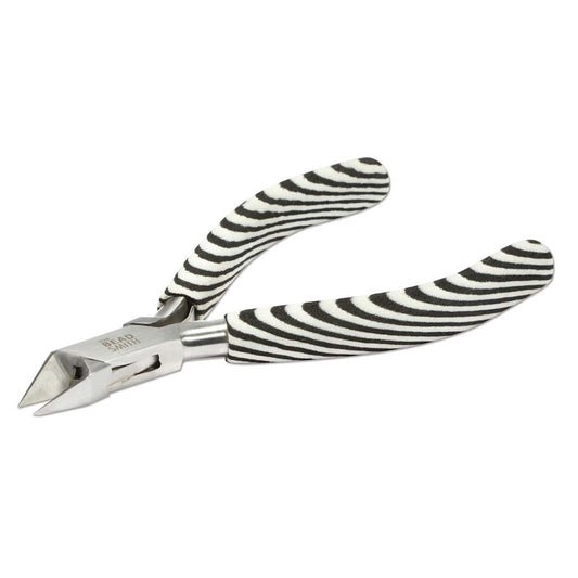 BeadSmith Side Cutter Steel Pliers in a Zebra Design. Boxjoint Jewellery Pliers, Crafting Tool