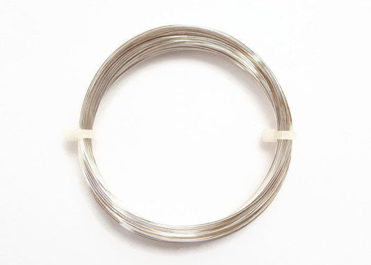 SILVER PLATED COPPER WIRE in 6 Gauges for Craft & Jewellery Making with an Anti-Tarnish Coating