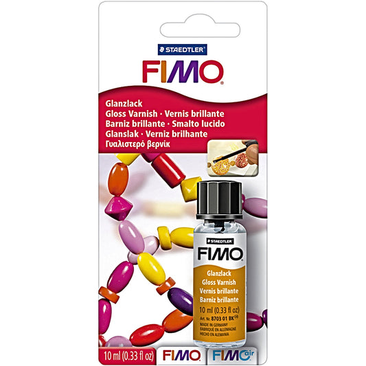 FIMO GLOSS Varnish, 10ml Water Based Clay Varnish in a Clear Finish, Craft Supplies