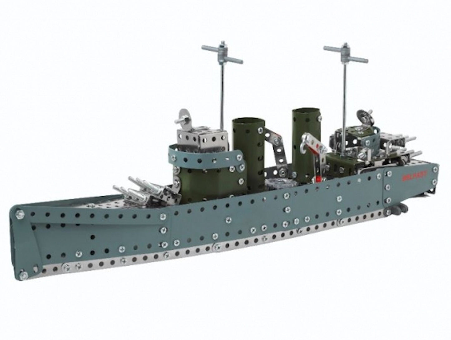 504Pc HMS BELFAST Construction Model, Imperial War Museum Metal Kit, Age 14+ Engineering Kit