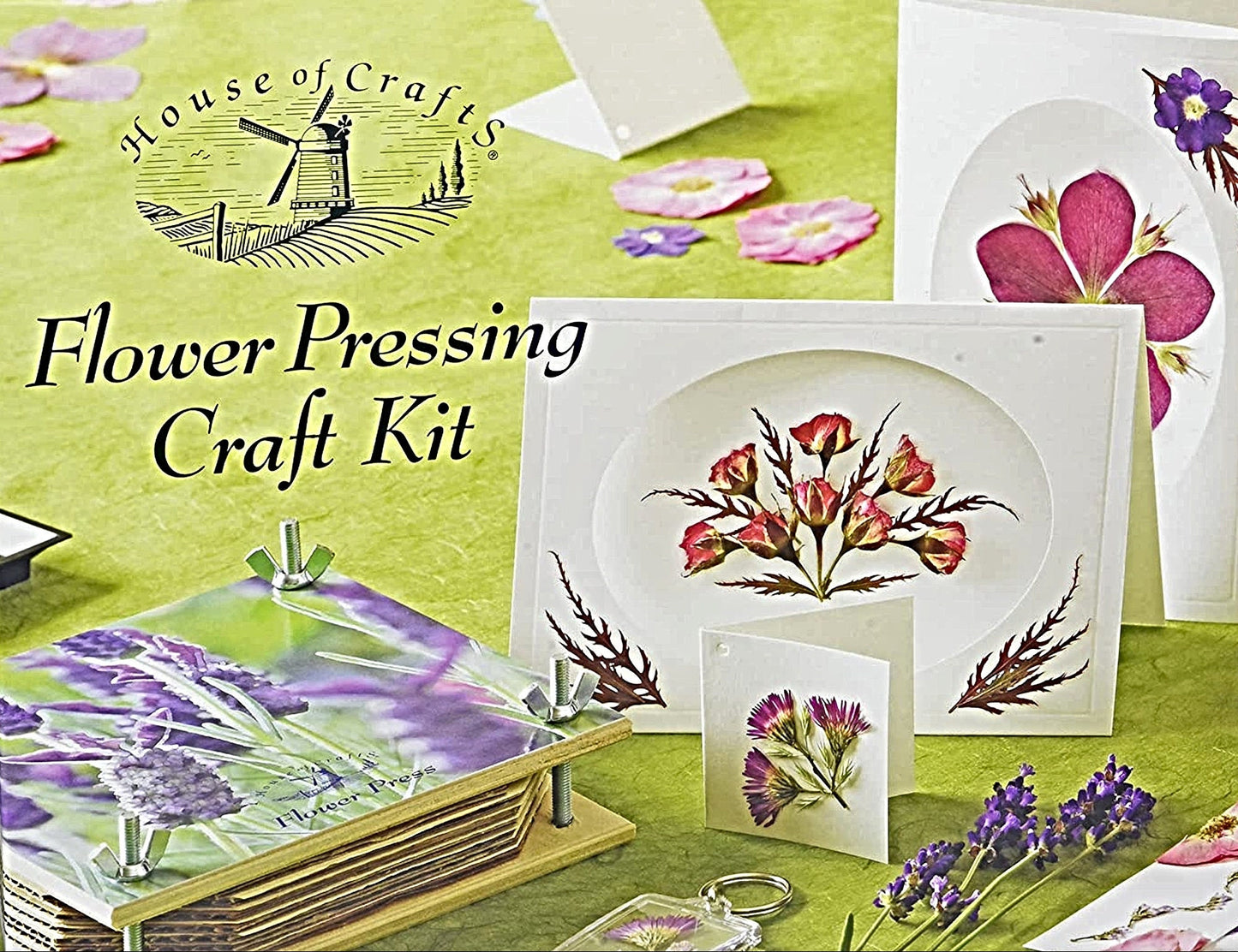 FLOWER PRESSING Starter Kit by House of Crafts, Everything Included, Just Add Flowers, Floral Crafts