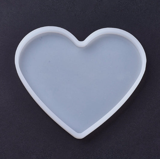 155mm Large Heart Silicone Mold Suitable for Dish, Large Coaster or Wall Hanging, Resin or Jesmonite Casting, Craft Supplies